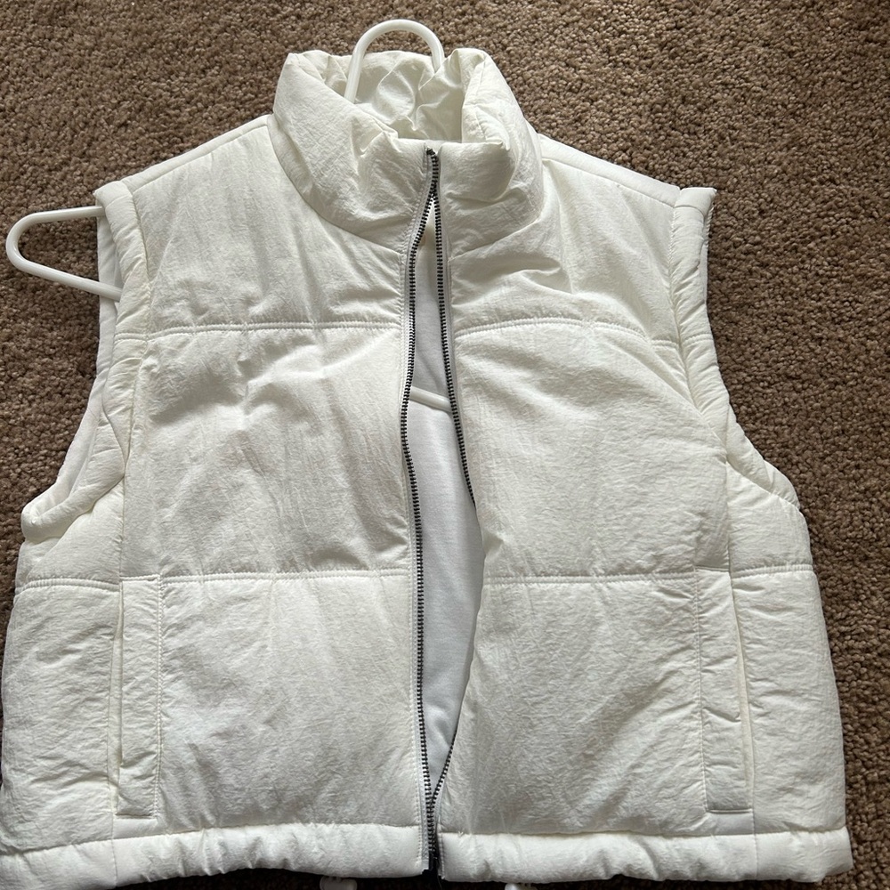 Thread & Supply Ivory Quilted Vest